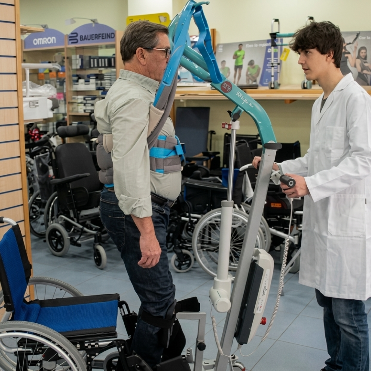 Arnés de bipedestación Forta con acolchado especial